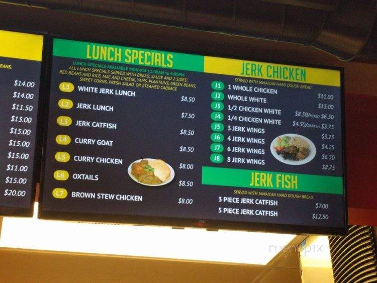 Jamaican Jerk King - Chicago, IL menu_pic