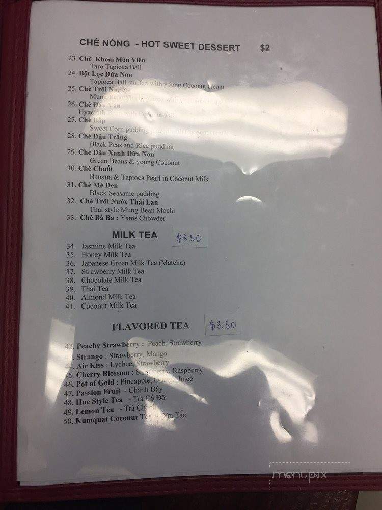 Che Che Che - Garden Grove, CA menu_pic