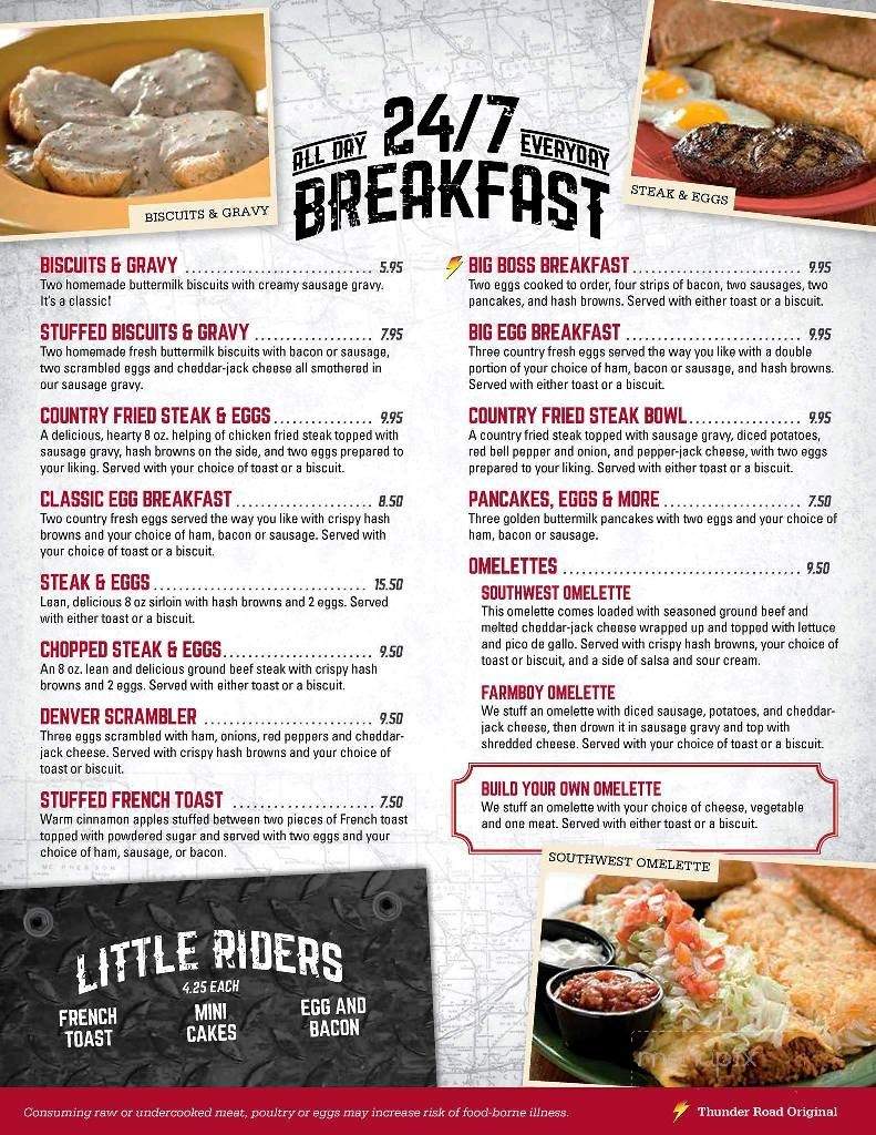 Max's Thunder Road Grill - Grand Island, NE menu_pic