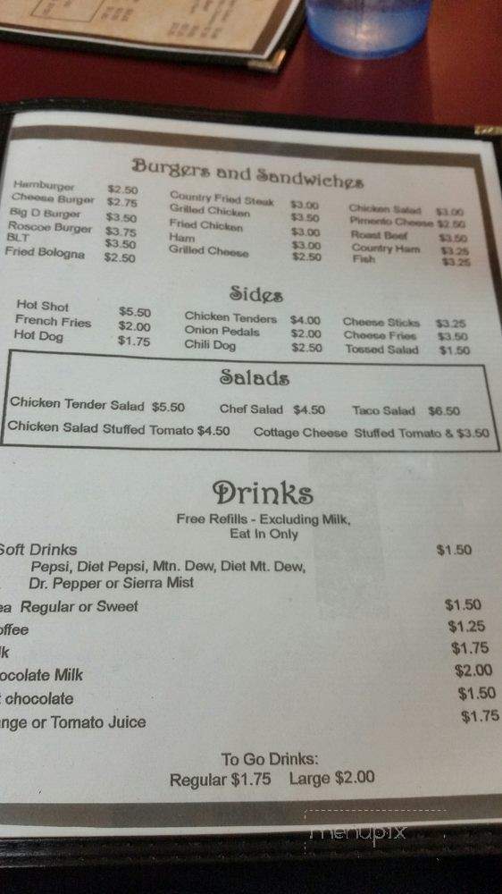 Pete's Diner - Lancaster, KY menu_pic