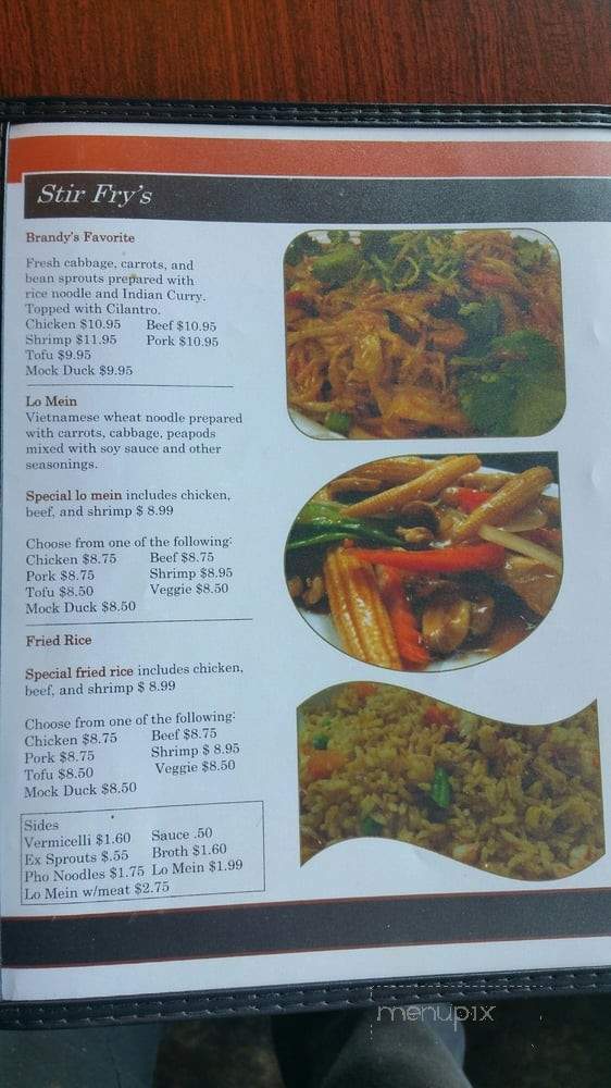 Pho Anh - Mankato, MN menu_pic