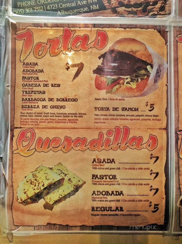 TacoBus - Albuquerque, NM menu_pic