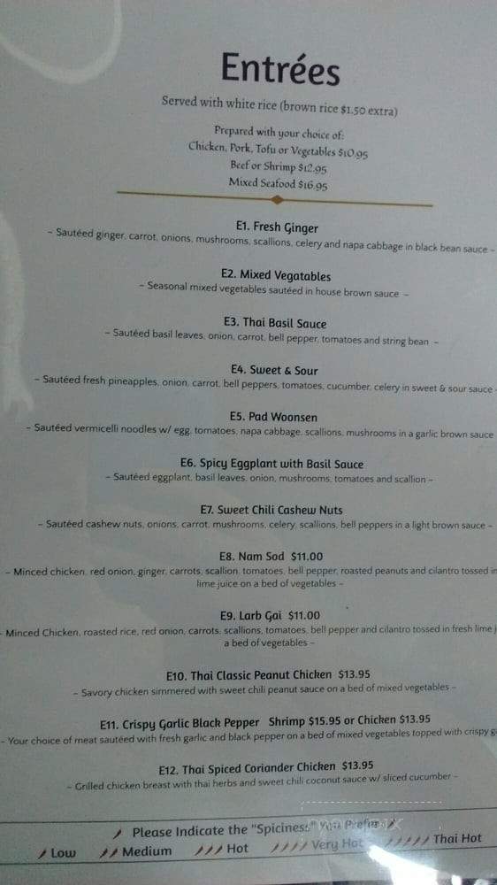 Time 4 Thai - Louisville, KY menu_pic