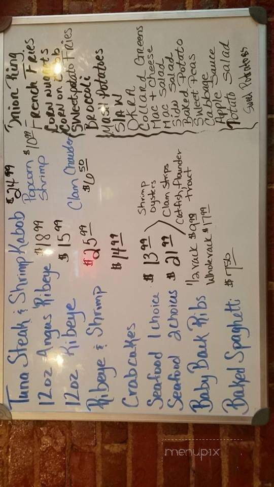King Street Grill - Windsor, NC menu_pic