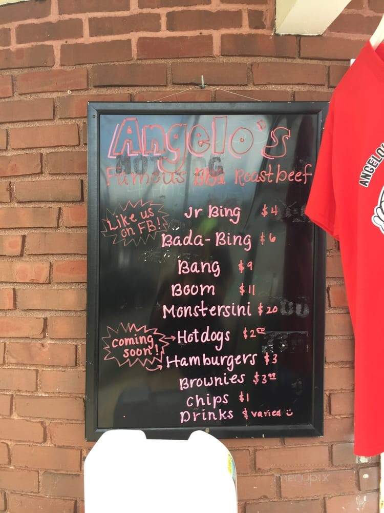 Angelo's Famous Roast Beef - Plymouth, MA menu_pic