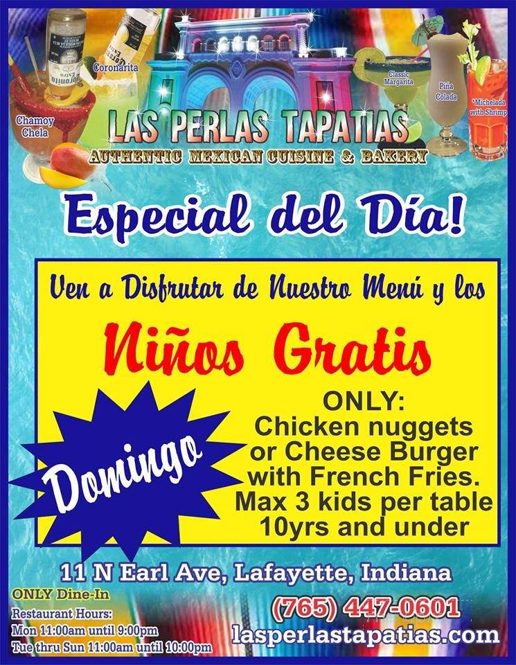 Las Perlas Tapatias - Lafayette, IN menu_pic