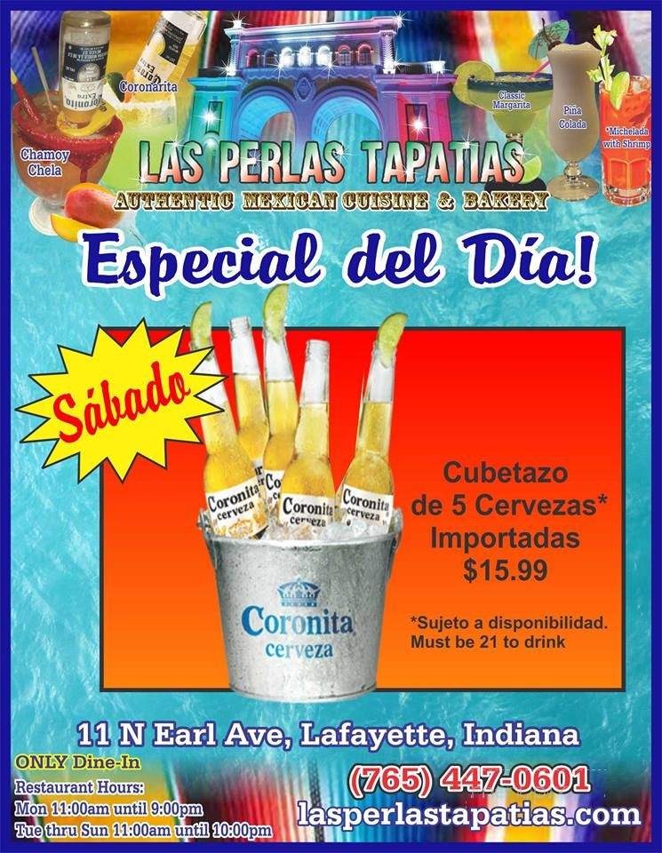 Las Perlas Tapatias - Lafayette, IN menu_pic