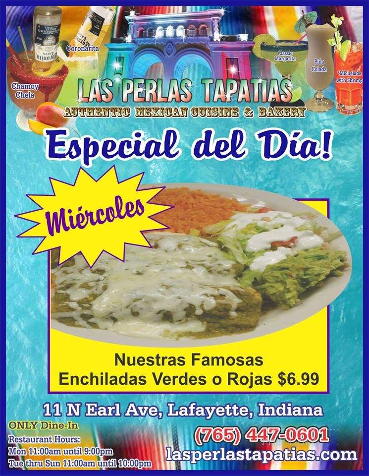 Las Perlas Tapatias - Lafayette, IN menu_pic