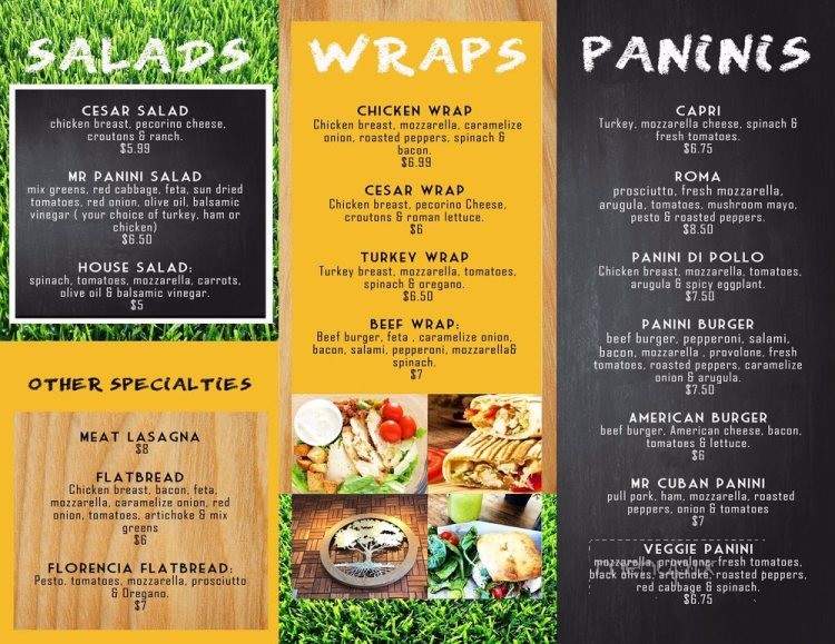 Mr Panini - Kissimee, FL menu_pic