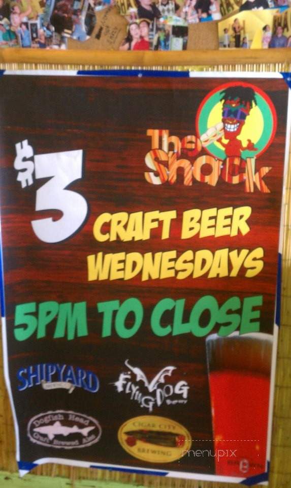 The Shack on the Ave - Delray Beach, FL menu_pic