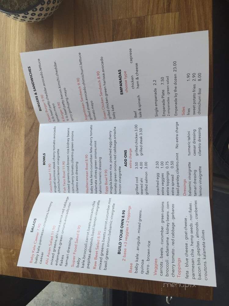 Kachi Bowls and Grill - Los Angeles, CA menu_pic