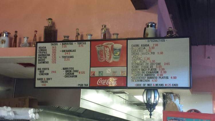 Tacos Navarro - Pueblo, CO menu_pic