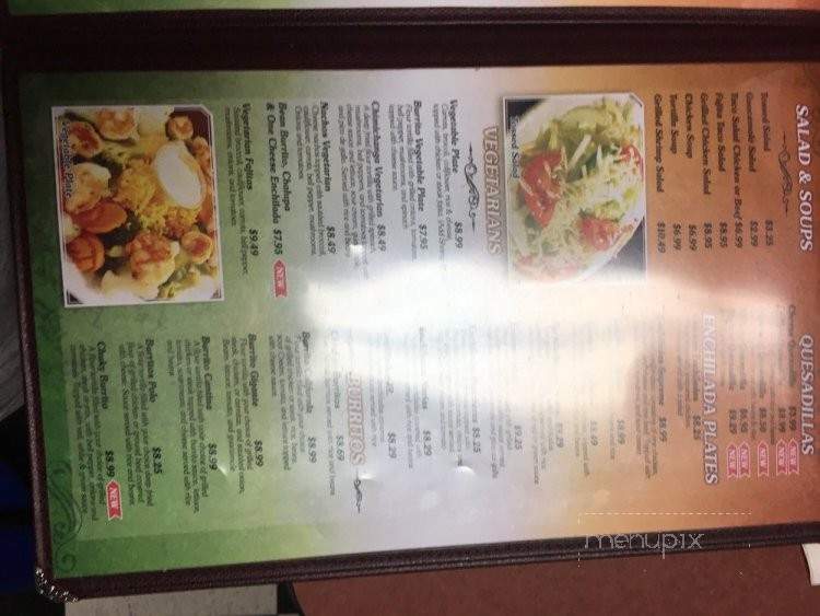 Cantina Cinco de Mayo - Carlisle, AR menu_pic