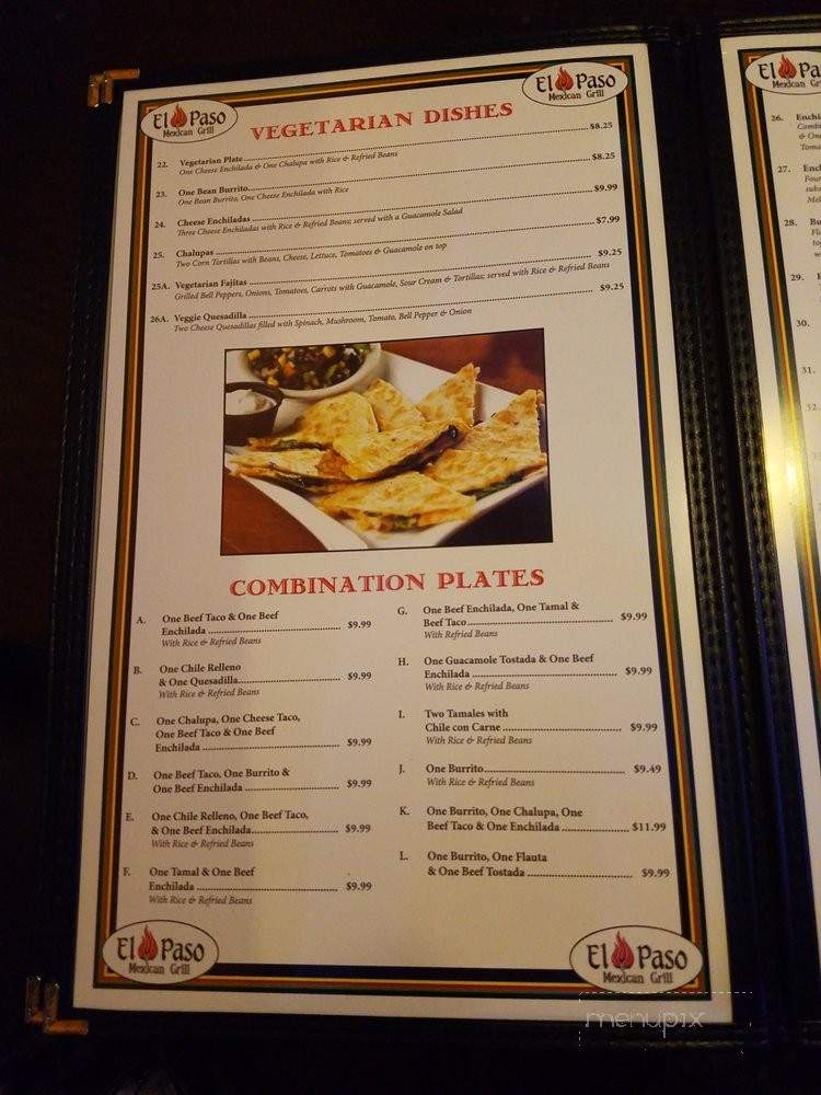 El Paso - Hinesville, GA menu_pic