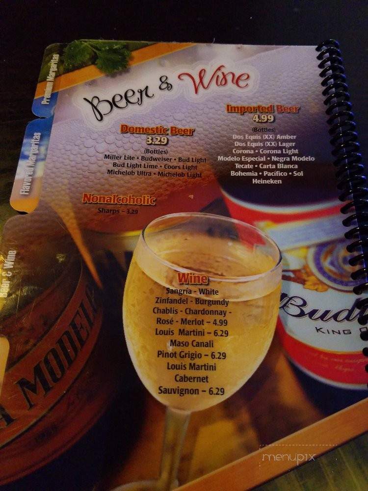 El Paso - Hinesville, GA menu_pic