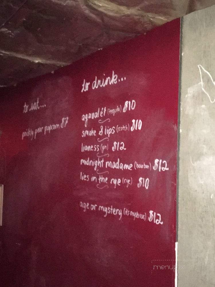 Melindas Alley - Phoenix, AZ menu_pic