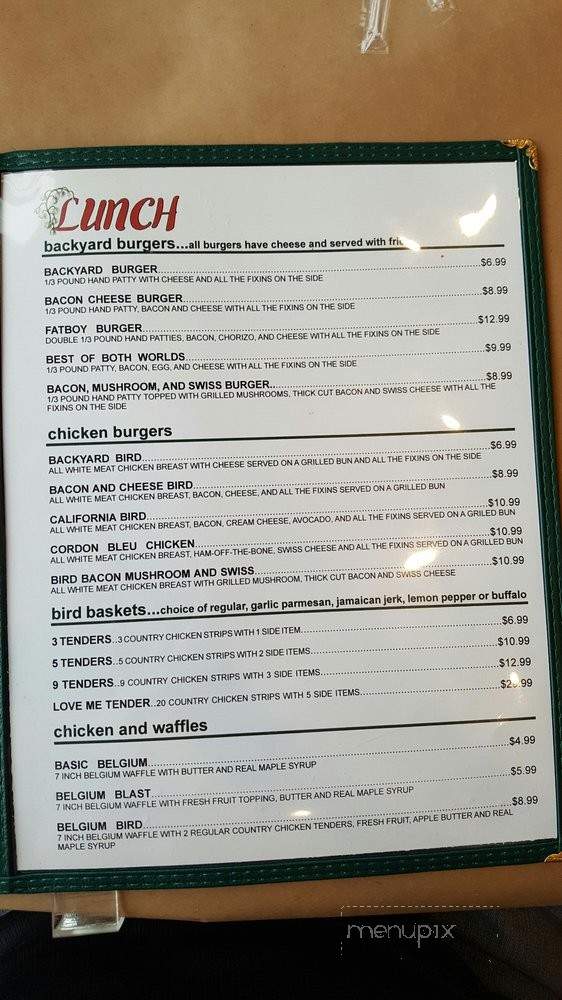 Lillybelle Cafe - Quinlan, TX menu_pic