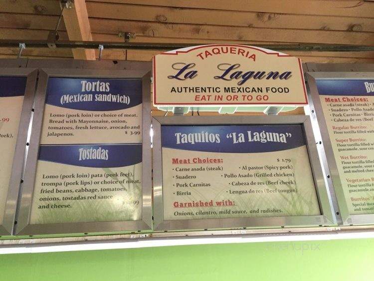 Taqueria La Laguna - San Leandro, CA menu_pic