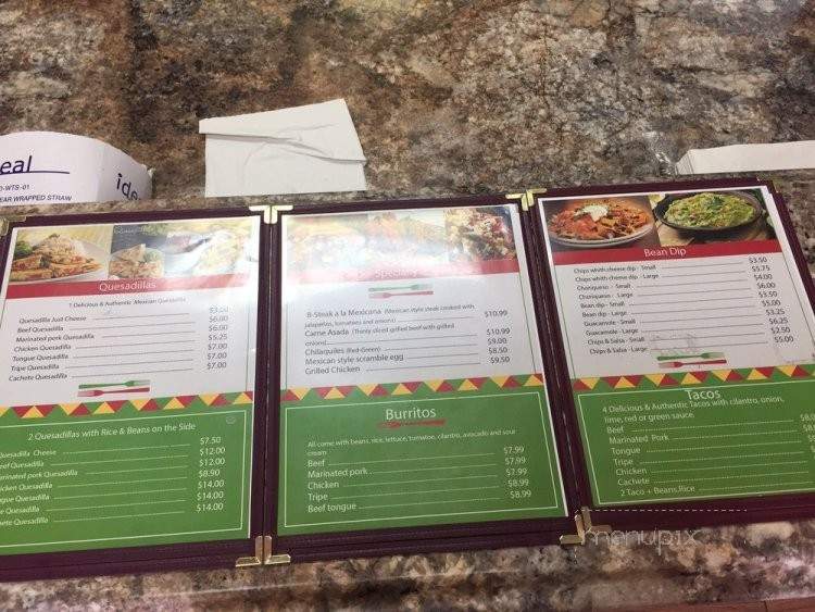 Raices Latinas - Savannah, GA menu_pic