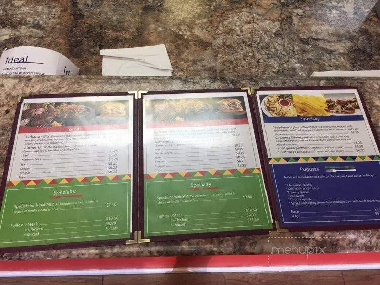 Raices Latinas - Savannah, GA menu_pic