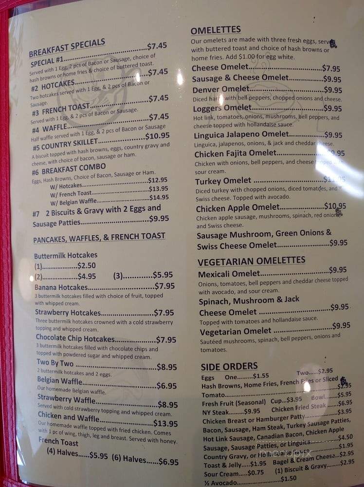 Wend's Cafe - Castro Valley, CA menu_pic
