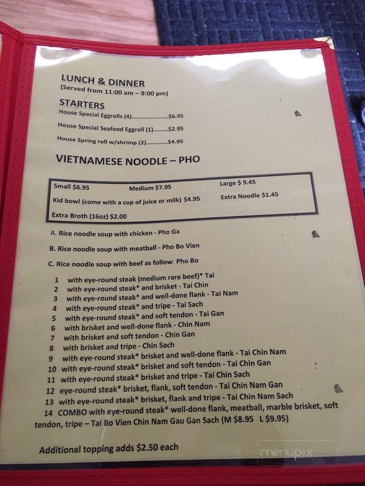 Wend's Cafe - Castro Valley, CA menu_pic