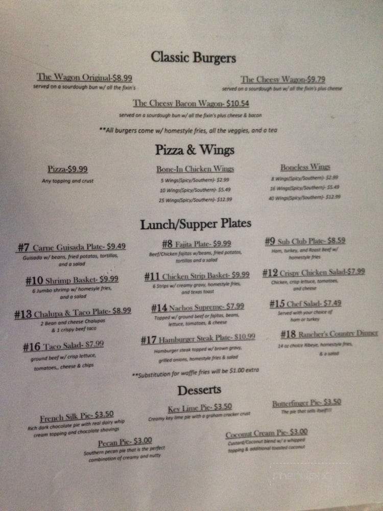 The Chuck Wagon - Tilden, TX menu_pic