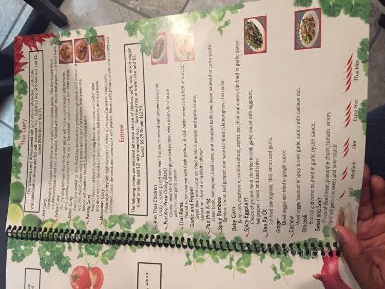 Viet Thai - Florissant, MO menu_pic