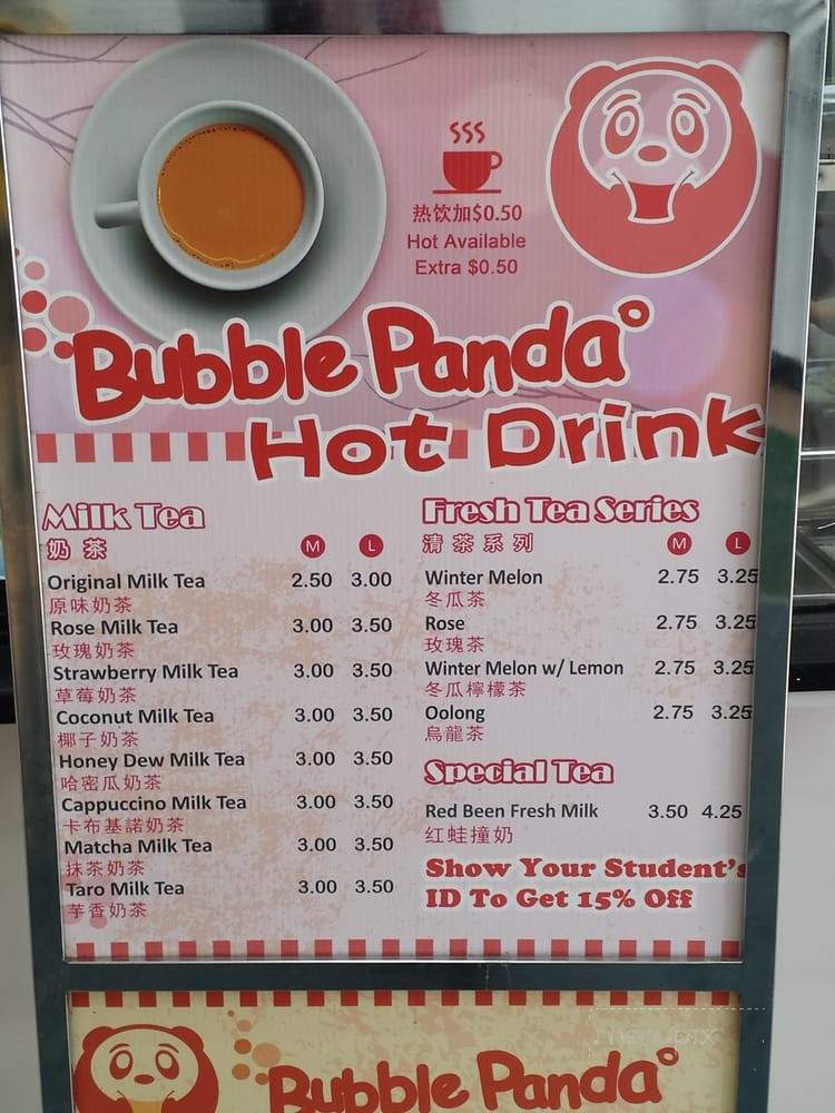 Bubble Panda - Flushing, NY menu_pic