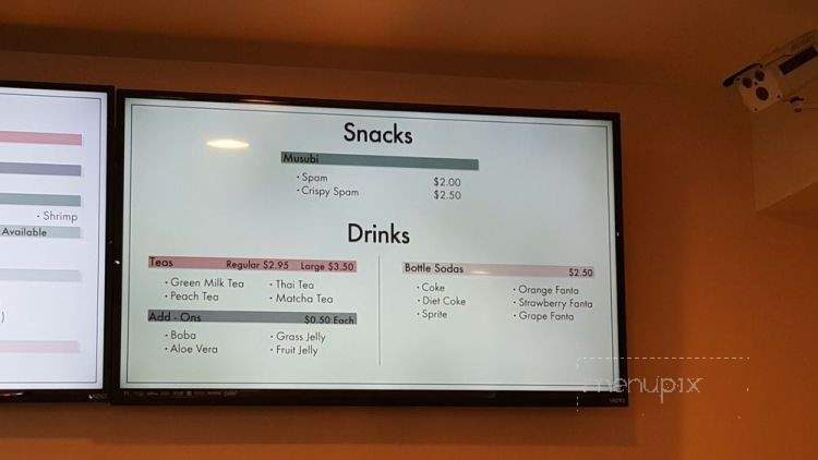 Project Poke - Fountain Valley, CA menu_pic