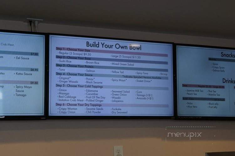 Project Poke - Fountain Valley, CA menu_pic