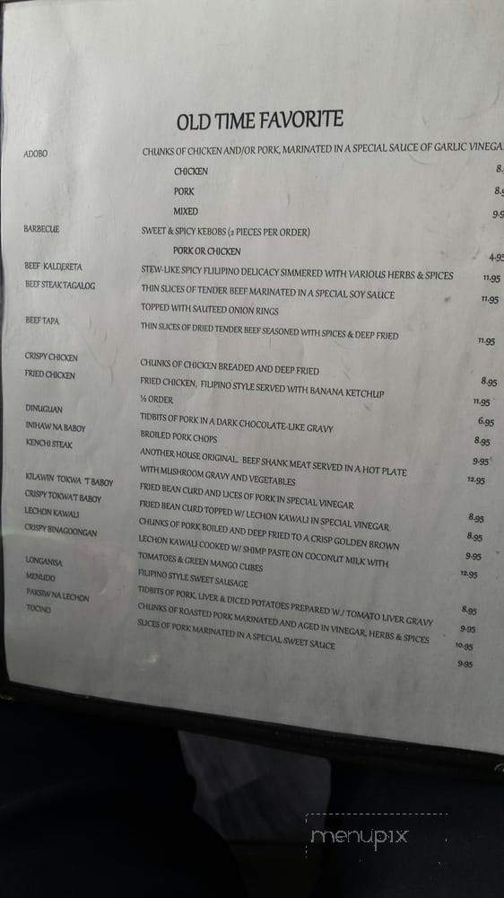 Fiesta Sa Barrio - Glendale, CA menu_pic