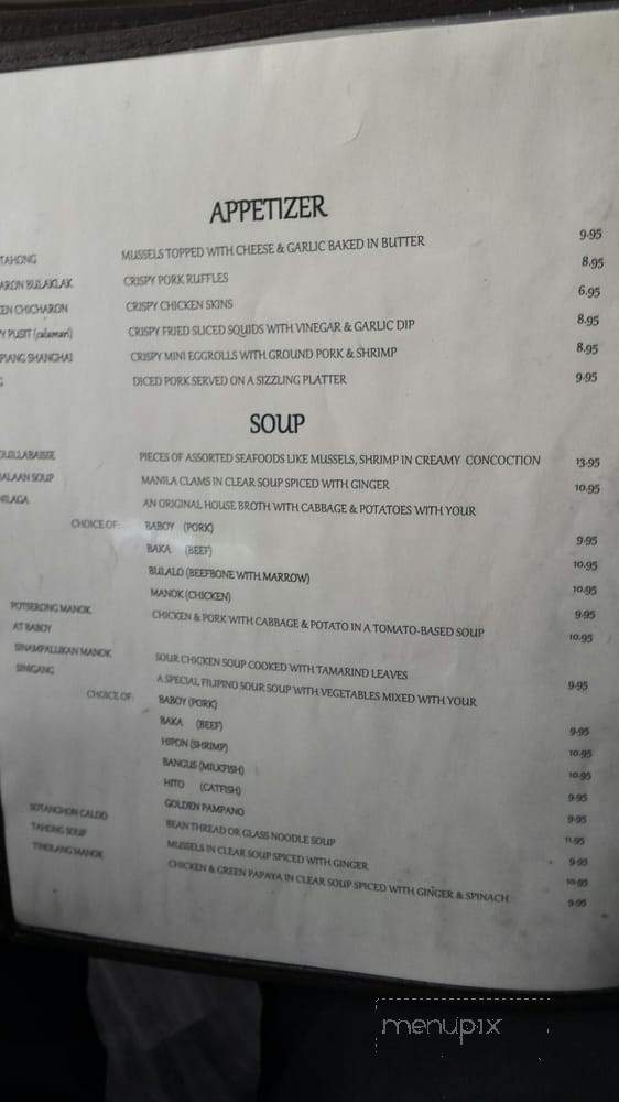 Fiesta Sa Barrio - Glendale, CA menu_pic