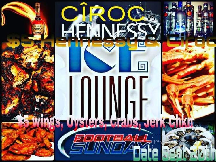 ICE lounge Bar and Grill - Jacksonville, FL menu_pic