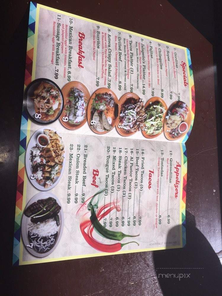 El Jalapeno - Hamilton Township, NJ menu_pic