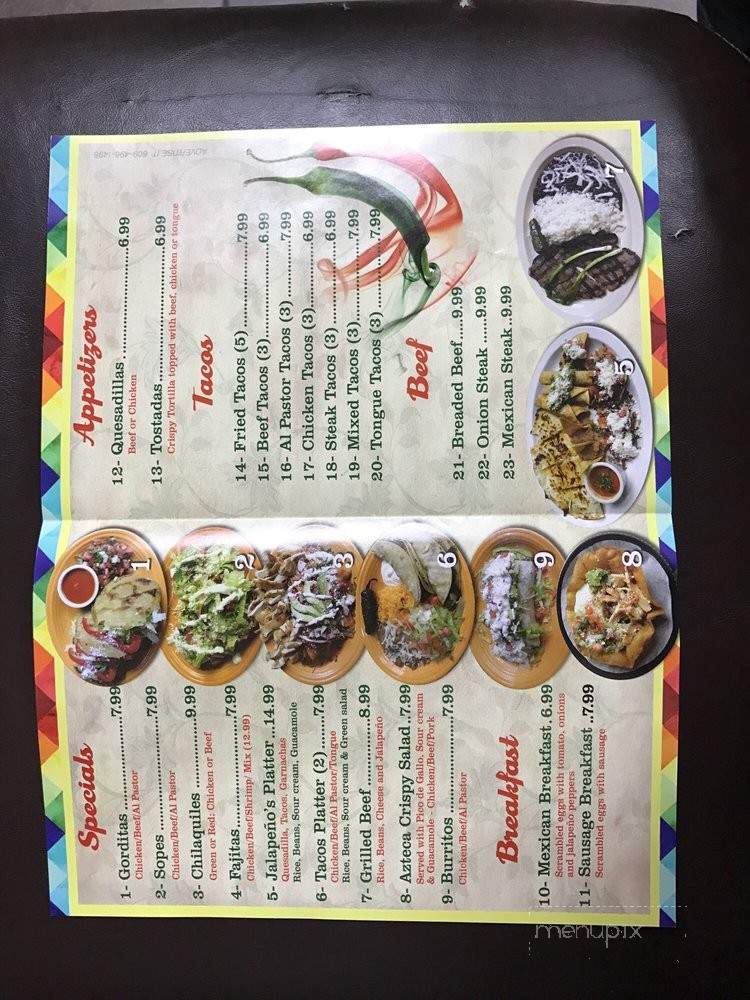 El Jalapeno - Hamilton Township, NJ menu_pic