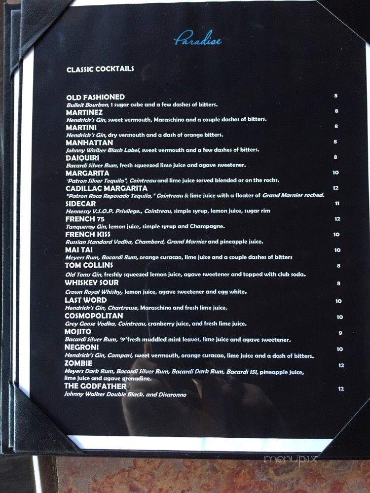 Paradise Patio - Rancho Cordova, CA menu_pic
