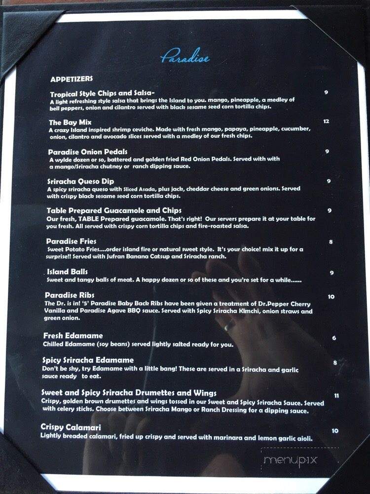 Paradise Patio - Rancho Cordova, CA menu_pic