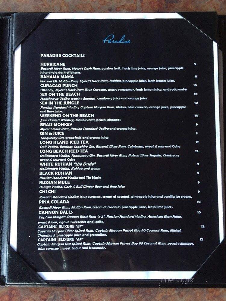 Paradise Patio - Rancho Cordova, CA menu_pic
