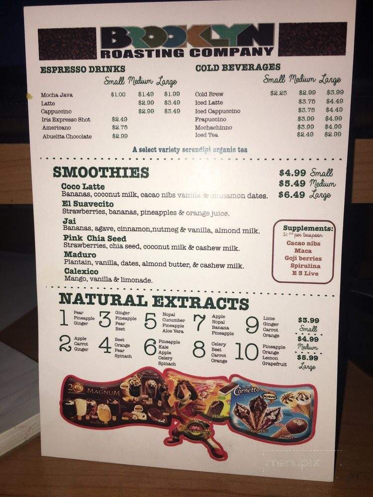 Nature's Vida - Queens, NY menu_pic