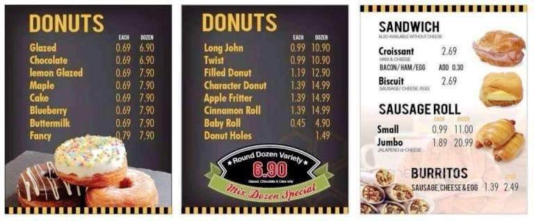 Honey Bee Bakery - Moore, OK menu_pic