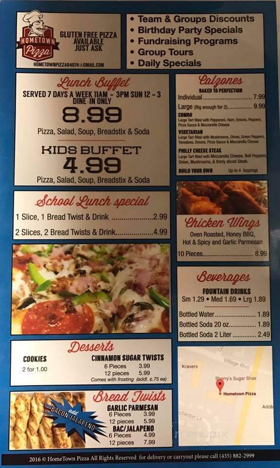 HomeTown Pizza - Wells, ME menu_pic