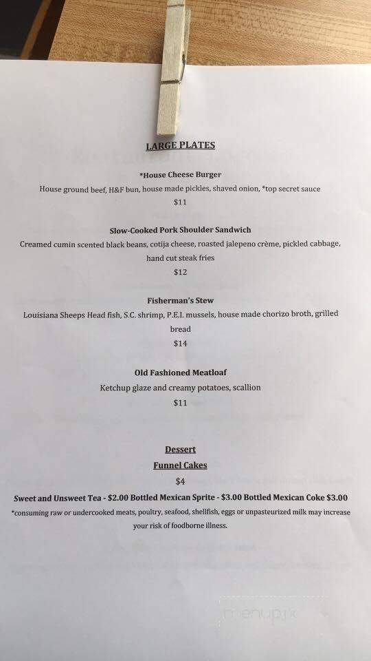 Restaurant Lorene - Young Harris, GA menu_pic