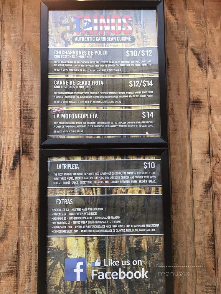 Taino's Authentic Caribean Cuisine - Baton Rouge, LA menu_pic