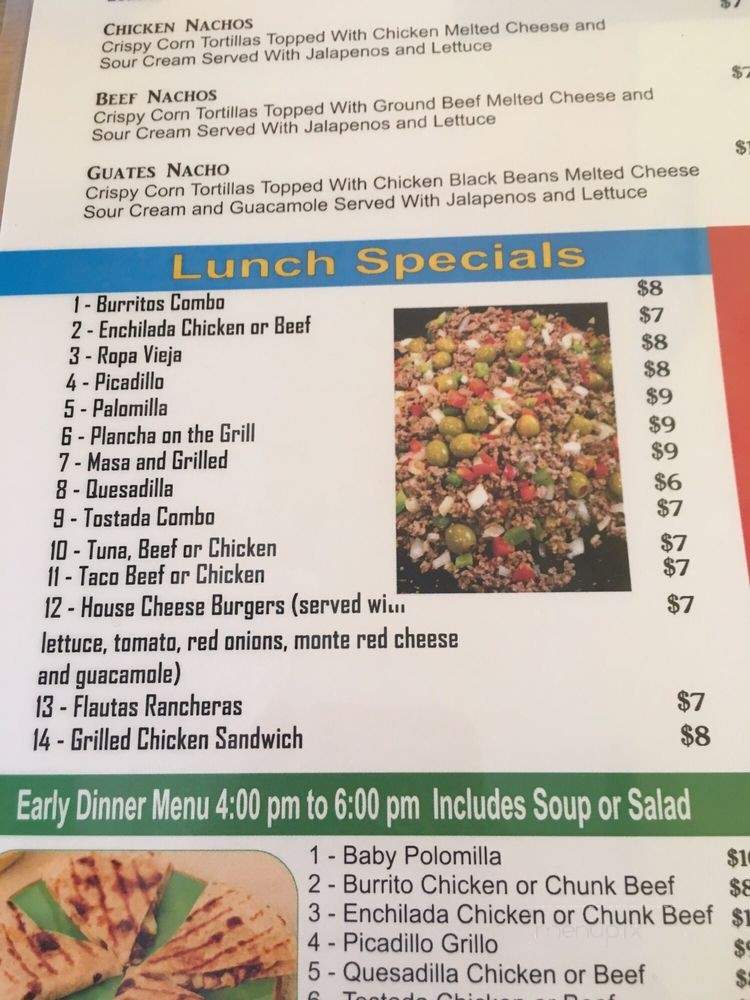 Quates Mexican Restaurant - Oakland Park, FL menu_pic