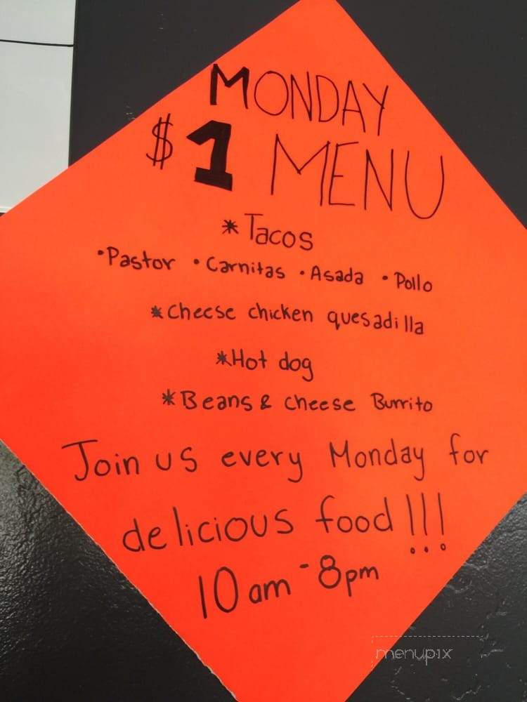 Tony's Mexican Style Food & More - Temecula, CA menu_pic