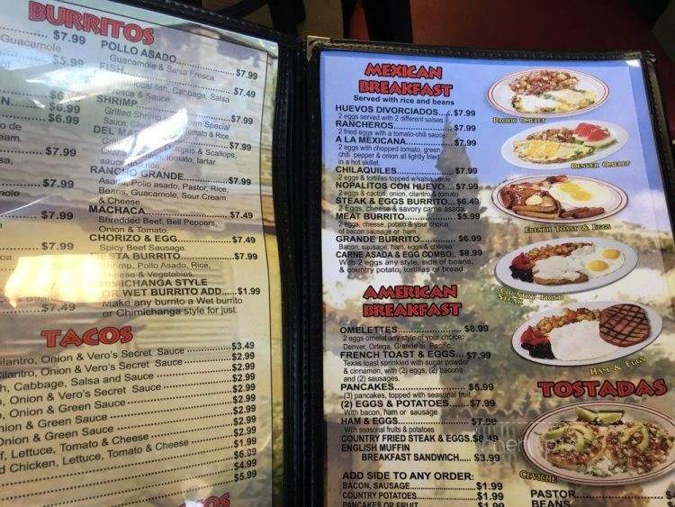 Tony's Mexican Style Food & More - Temecula, CA menu_pic