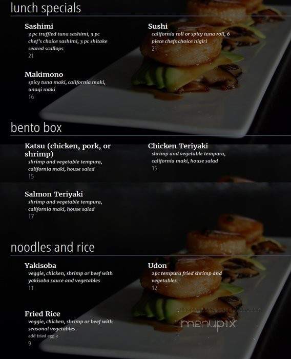Tanoshii Sushi Mike's - Highland Park, IL menu_pic