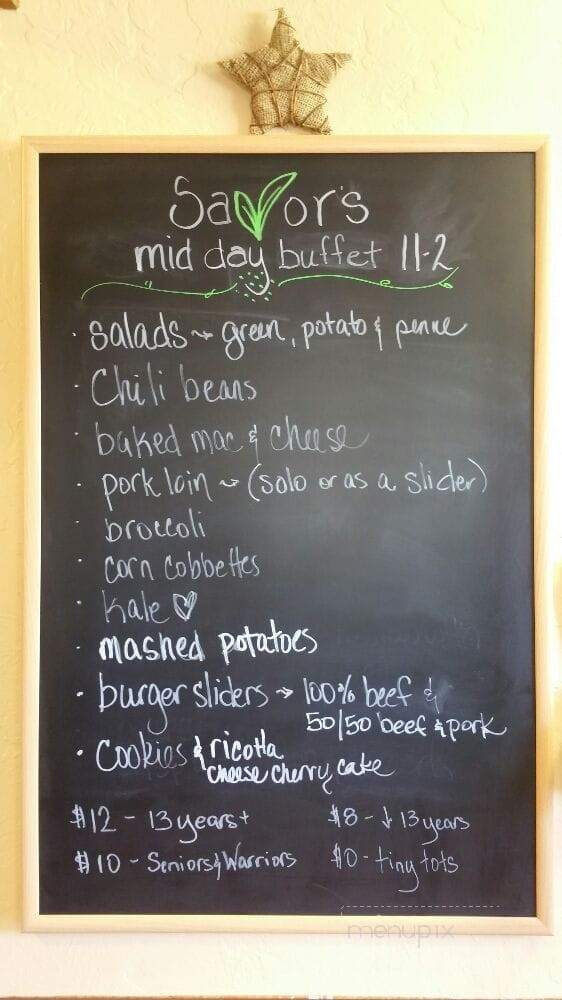 Savor-Eclectic Eats - Afton, WY menu_pic