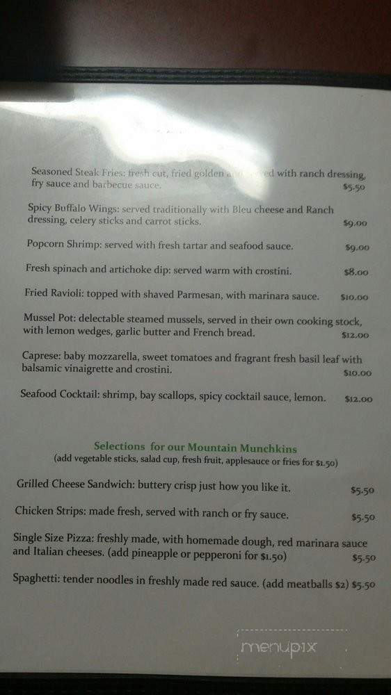 Savor-Eclectic Eats - Afton, WY menu_pic